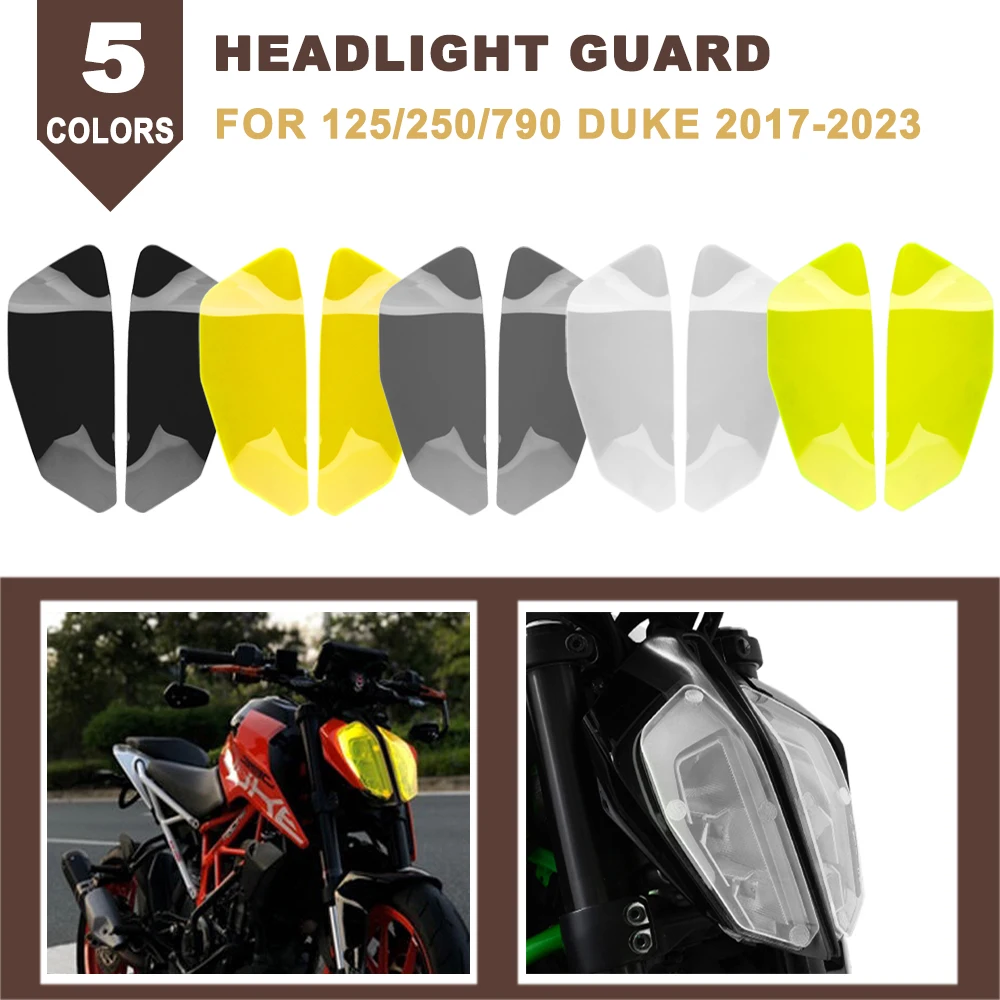 For DUKE790 Duke 125 250 790 2017-2023 New Motorcycle Front Headlight Guard Head Lamp Screen Shield Lens Cover Protection Kit
For DUKE790 Duke 125 250 790 2017-2023 New Motorcycle Front Headlight Guard Head Lamp Screen Shield Lens Cover Protection Kit