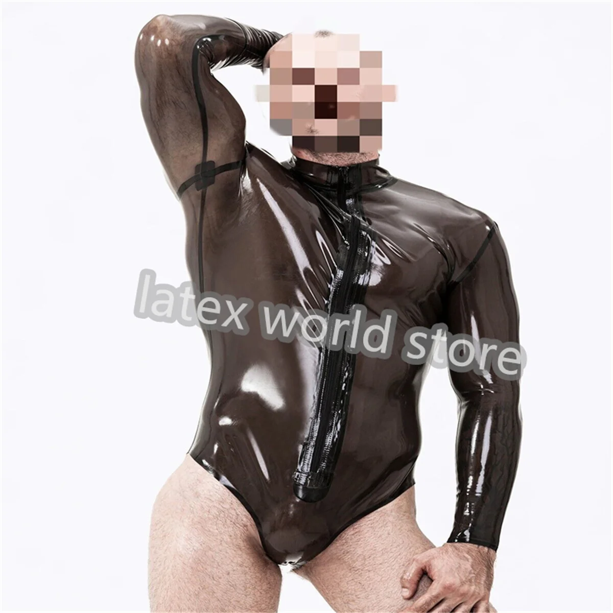 Handmade Natural Latex Swimsuit Catsuit Transaprent Black Front Zip Cosplay Costumes Custom Made
Handmade Natural Latex Swimsuit Catsuit Transaprent Black Front Zip Cosplay Costumes Custom Made