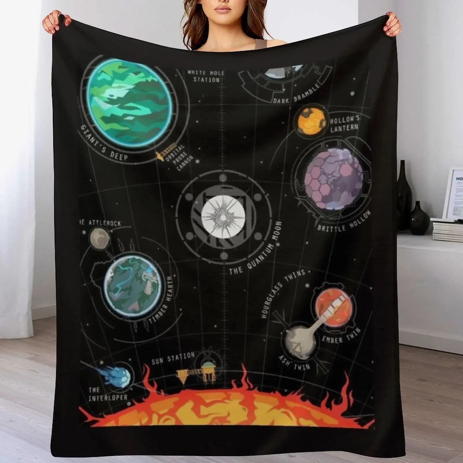Outer Wilds poster Throw Blanket Stylish Decor Blanket Gift for Friends Roommate
Outer Wilds poster Throw Blanket Stylish Decor Blanket Gift for Friends Roommate