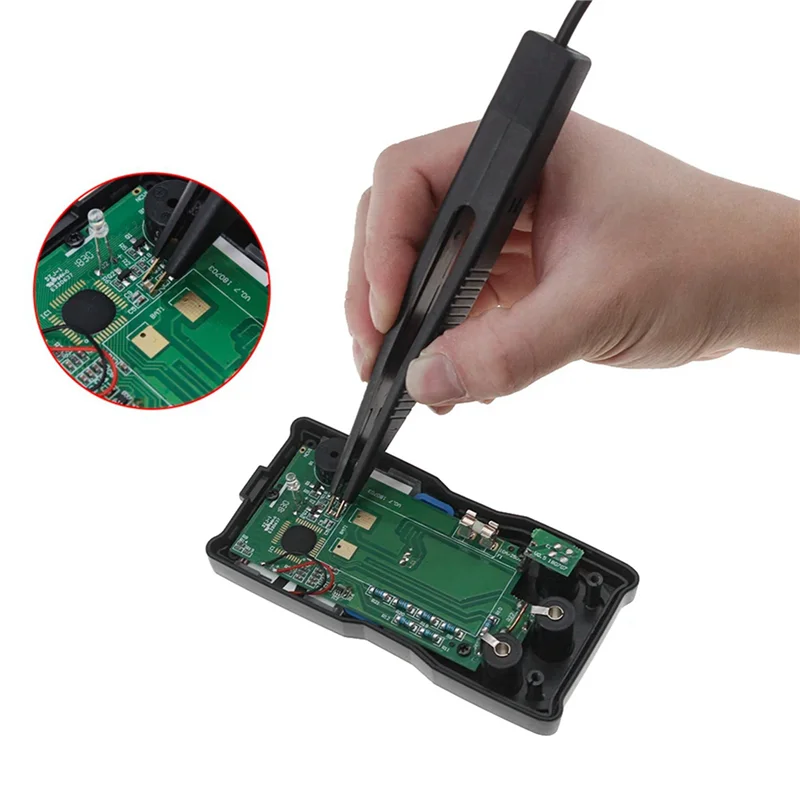 A98E-2X SMD SMT Chip Test Clip Multimeter Probe Tweezers For Capacitance Inductance Resistor Measurement Multi-Use Test Tool
A98E-2X SMD SMT Chip Test Clip Multimeter Probe Tweezers For Capacitance Inductance Resistor Measurement Multi-Use Test Tool