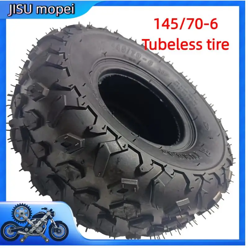 145/70-6 Tire Tubeless for Coleman CC100X CT100U Baja Dirt Bug Doodle Bug Mini Bike 110cc ATV Quad Go Kart
145/70-6 Tire Tubeless for Coleman CC100X CT100U Baja Dirt Bug Doodle Bug Mini Bike 110cc ATV Quad Go Kart