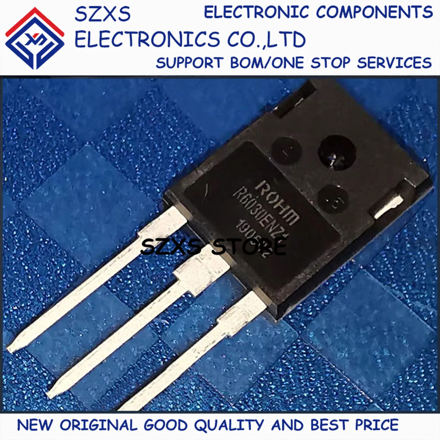 New Original 5Pcs R6030ENZ1 TO-247 600V 30A MOSFET Field Effect Transistor In Stock Electronic Components Good Quality