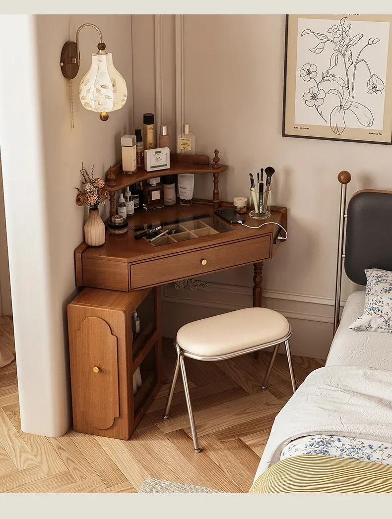 Dresser integrated bedroom bedside corner triangle makeup table
Dresser integrated bedroom bedside corner triangle makeup table