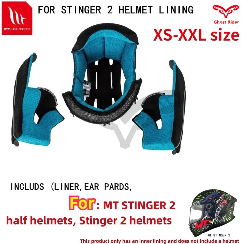 Helmets Lining for MT STINGER 2 Thor 3 Helmet Replacement Lining Including Ear Lining Motociclista Accesorios capacete de moto
Helmets Lining for MT STINGER 2 Thor 3 Helmet Replacement Lining Including Ear Lining Motociclista Accesorios capacete de moto