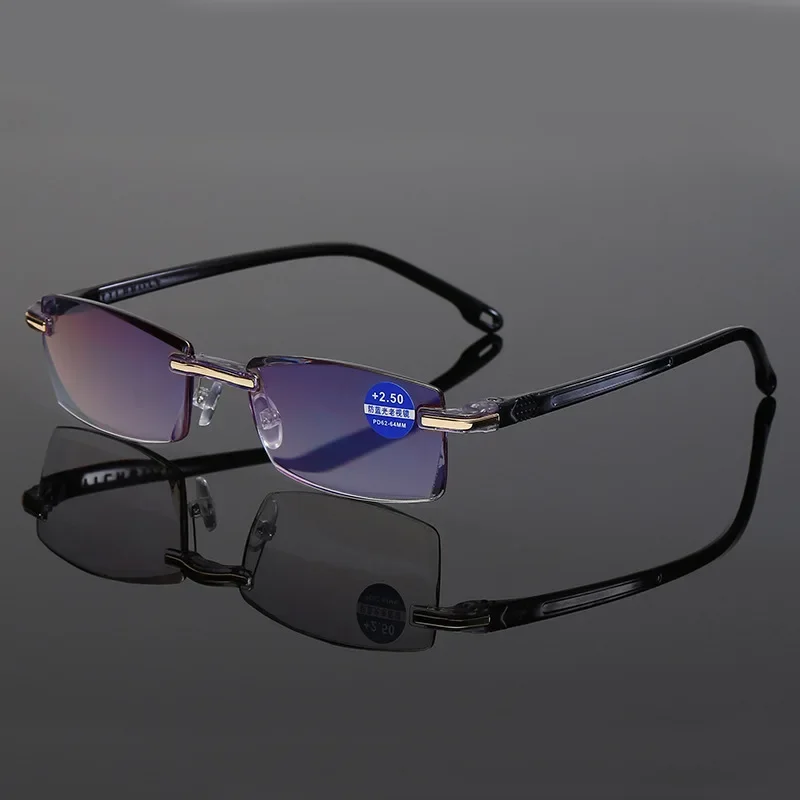 Diopter +1.0 +1.5 +2.0 +2.5 +3.5 +4.0 Frameless Anti-blue Light Reading Glasses Women Men Ladies Presbyopia Eyewear Frames
Diopter +1.0 +1.5 +2.0 +2.5 +3.5 +4.0 Frameless Anti-blue Light Reading Glasses Women Men Ladies Presbyopia Eyewear Frames