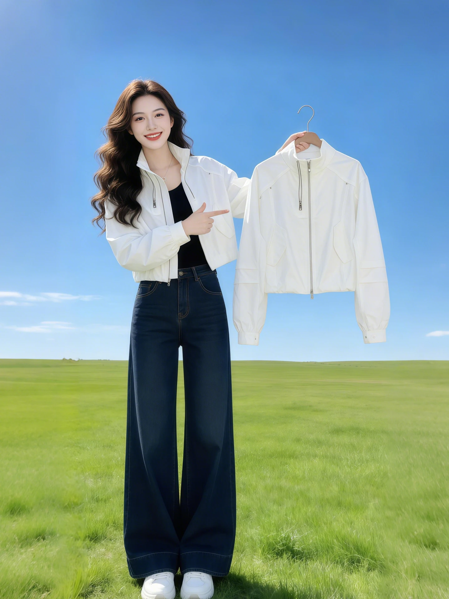 Korean Style Loose Fit Zipper Stand Collar Short Jacket Women's Spring Autumn Casual Drawstring Top Ladies Fashion Commute Style
Korean Style Loose Fit Zipper Stand Collar Short Jacket Women's Spring Autumn Casual Drawstring Top Ladies Fashion Commute Style