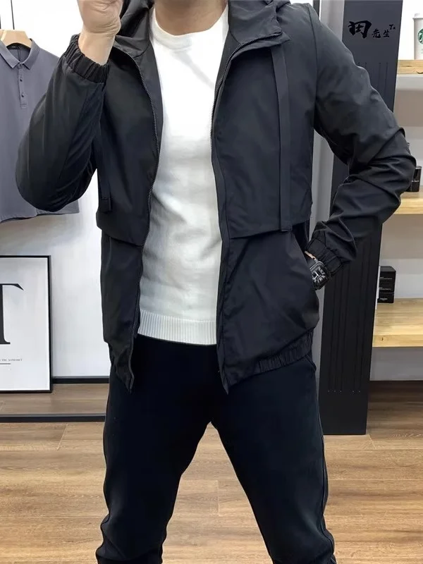 Trendy Korean Sle Casual Slim Fit Men's Jaet Spring Autumn New Arrival Multi kets Windproof Polyester Fabric Zipper
Trendy Korean Sle Casual Slim Fit Men's Jaet Spring Autumn New Arrival Multi kets Windproof Polyester Fabric Zipper