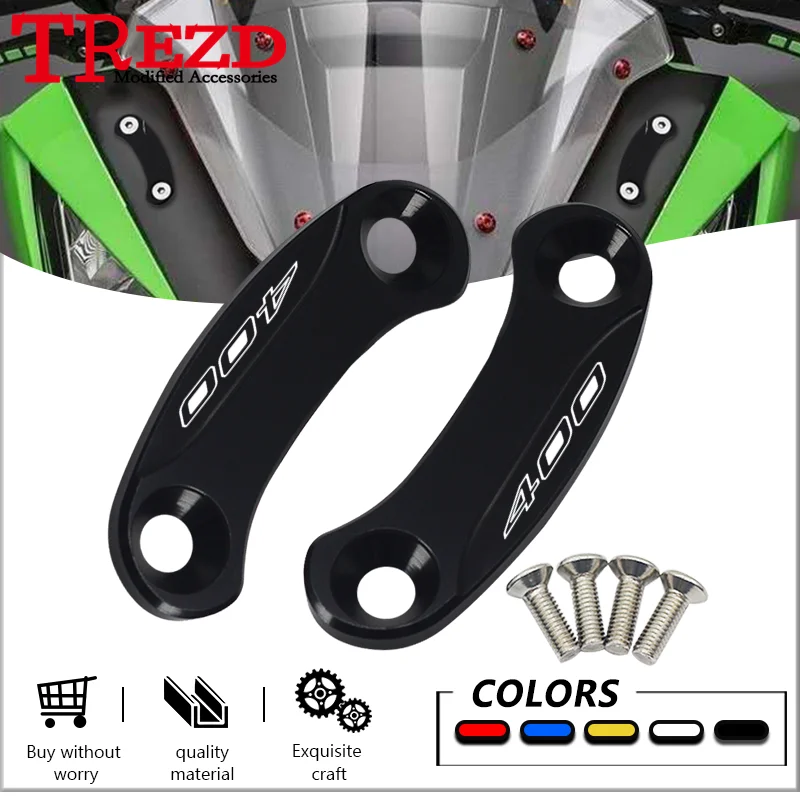 ninja 400 Motorcycle Mirror Hole Covers CNC Windscreen Driven Mirror Eliminator Caps Plugs For NINJA 400 Ninja400 2018-2024 2023
ninja 400 Motorcycle Mirror Hole Covers CNC Windscreen Driven Mirror Eliminator Caps Plugs For NINJA 400 Ninja400 2018-2024 2023