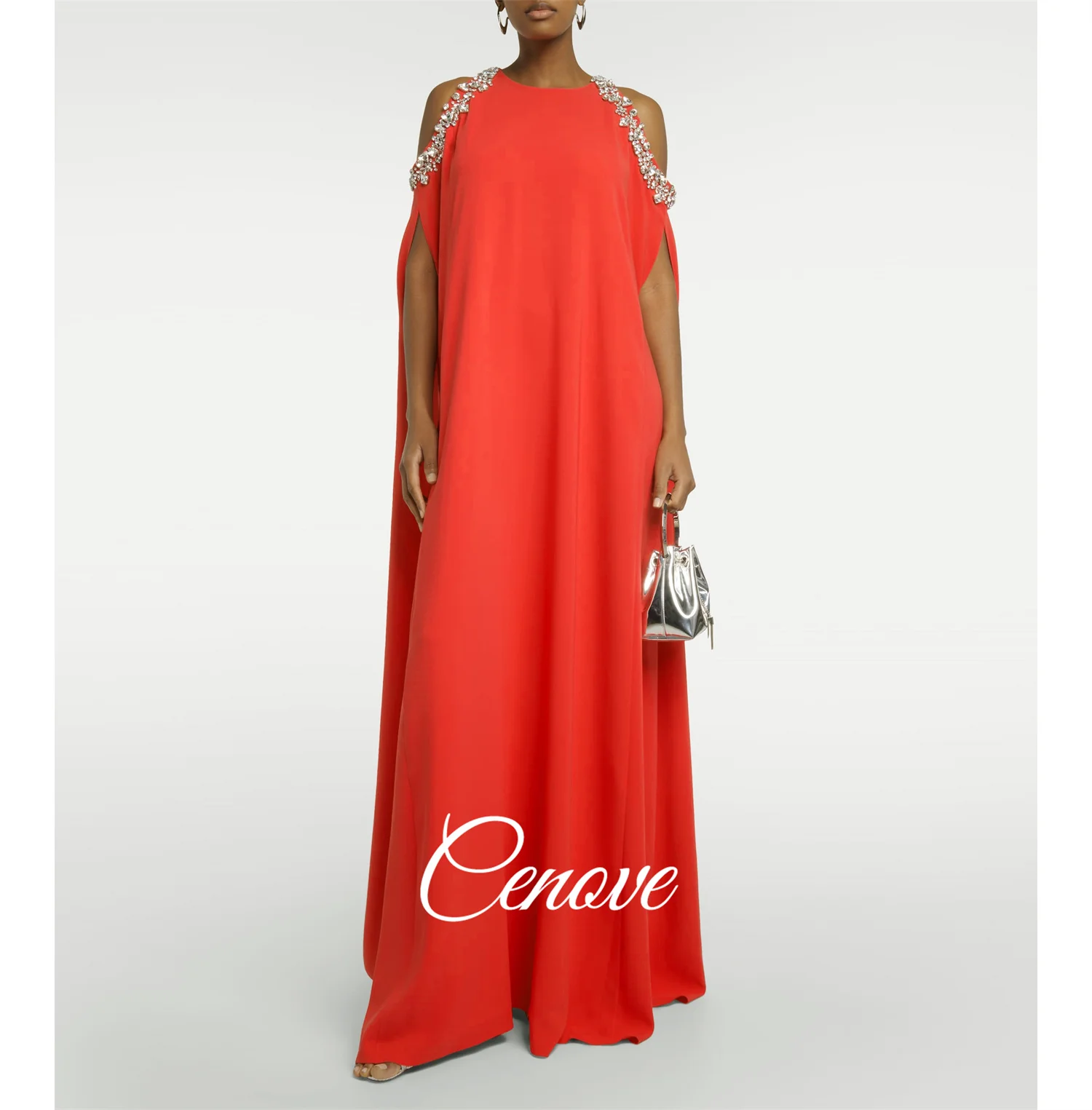 Cenove A-Line O Neckline Prom Dress With Crystal Floor Length Evening Elegant Party Dress For Women 2024
Cenove A-Line O Neckline Prom Dress With Crystal Floor Length Evening Elegant Party Dress For Women 2024