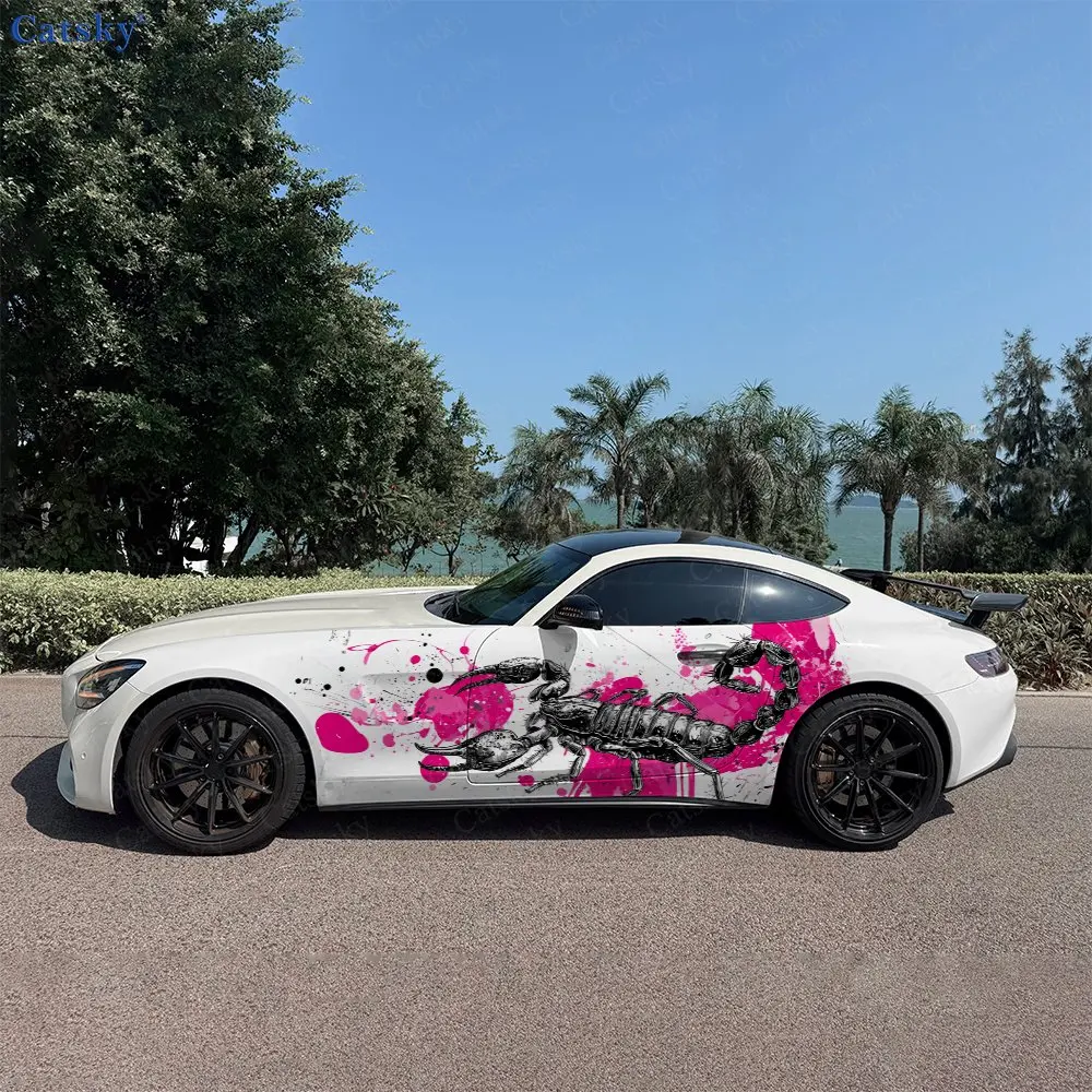 2pcs Dark Style Scorpion Trendy Car Side Wraps, Self-Adhesive PVC Waterproof & Scratch-Resistant Stickers, Car Accessory Gift
2pcs Dark Style Scorpion Trendy Car Side Wraps, Self-Adhesive PVC Waterproof & Scratch-Resistant Stickers, Car Accessory Gift