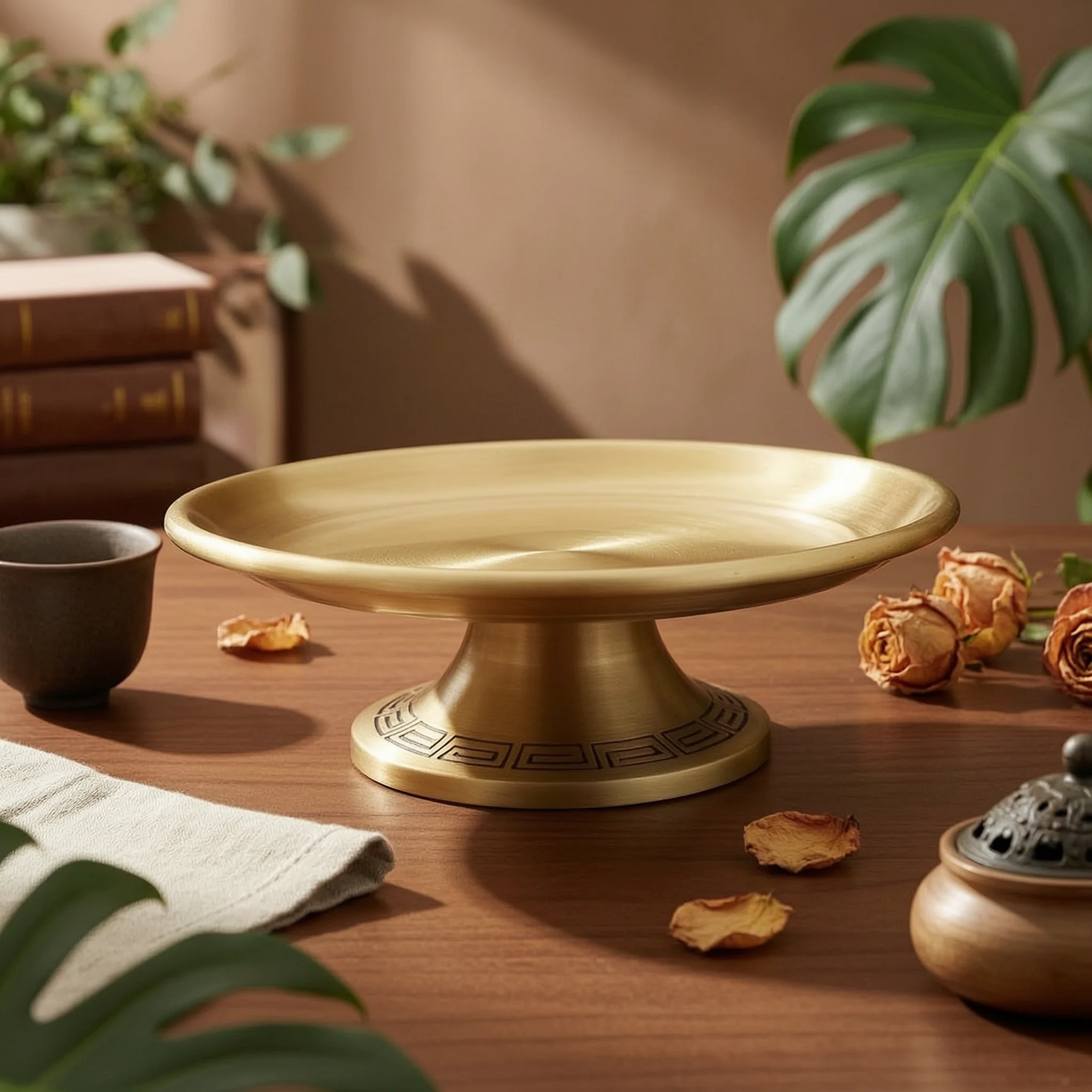 Round Brass Offering Tray Glossy Finish Home Accessory Farmhouse Style Serving Tray for Home Decor
Round Brass Offering Tray Glossy Finish Home Accessory Farmhouse Style Serving Tray for Home Decor