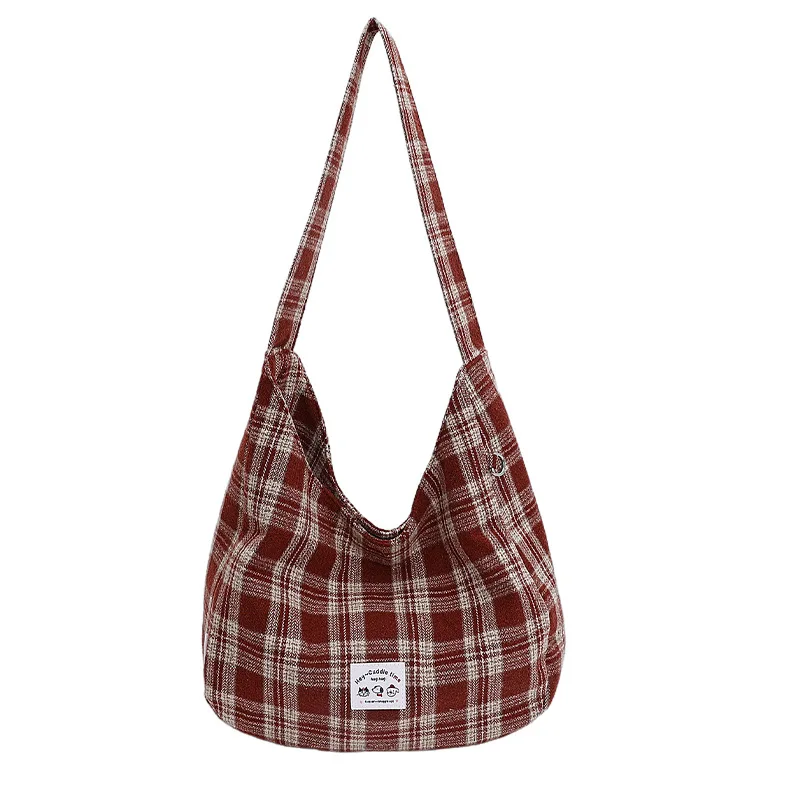 Women's Plaid Crossbody Bag2025New Large Capacity Shoulder Bag Student Class Commuting Tote Bag Handbag 
Women's Plaid Crossbody Bag2025New Large Capacity Shoulder Bag Student Class Commuting Tote Bag Handbag