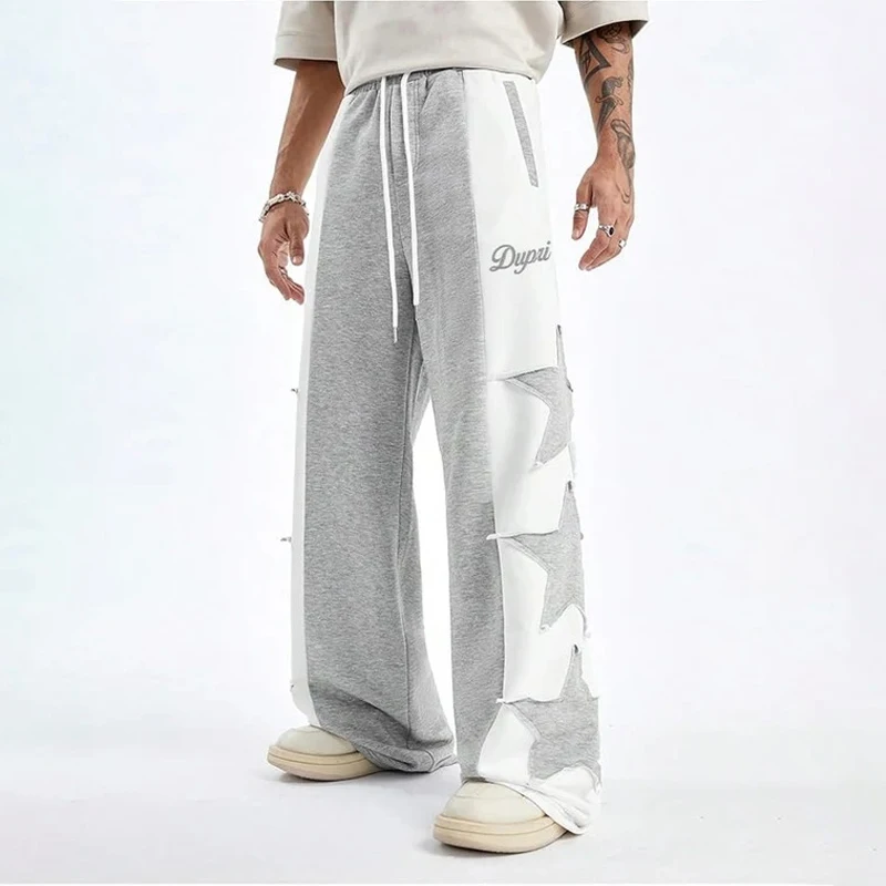 Y2K Grey Nova Flare Pants Contrast Star Patchwork Embroidery Sweatpants American Vintage Casual Streetwear Unisex Baggy Pants
Y2K Grey Nova Flare Pants Contrast Star Patchwork Embroidery Sweatpants American Vintage Casual Streetwear Unisex Baggy Pants