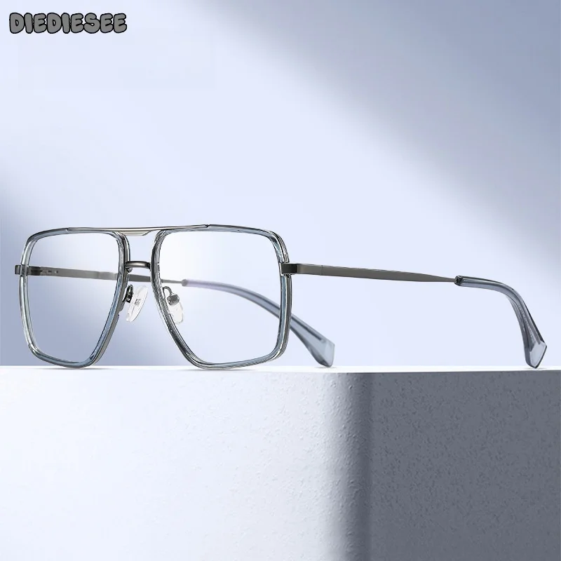 DIEDIESEE New Retro Anti Blue Light Double Beam Eyeframe Ultra Light And Simple Male Female Optical Prescription Eyeframe 82254
DIEDIESEE New Retro Anti Blue Light Double Beam Eyeframe Ultra Light And Simple Male Female Optical Prescription Eyeframe 82254