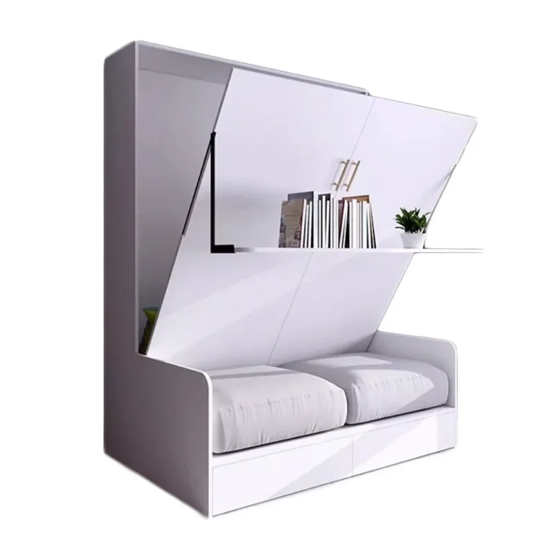 Modern Italian Style Custom Fold Down Wall Bed King Size Double Sofa Furniture with Wardrobe Cabinet Murphy Bed Раскладушка
Modern Italian Style Custom Fold Down Wall Bed King Size Double Sofa Furniture with Wardrobe Cabinet Murphy Bed Раскладушка