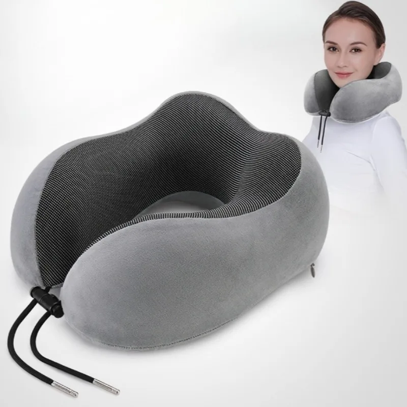 Memory Foam U Shaped Neck Pillow - Soft Travel Companion with Massage Feature, Ideal for Airplane, Car & Cervical Support
Memory Foam U Shaped Neck Pillow - Soft Travel Companion with Massage Feature, Ideal for Airplane, Car & Cervical Support