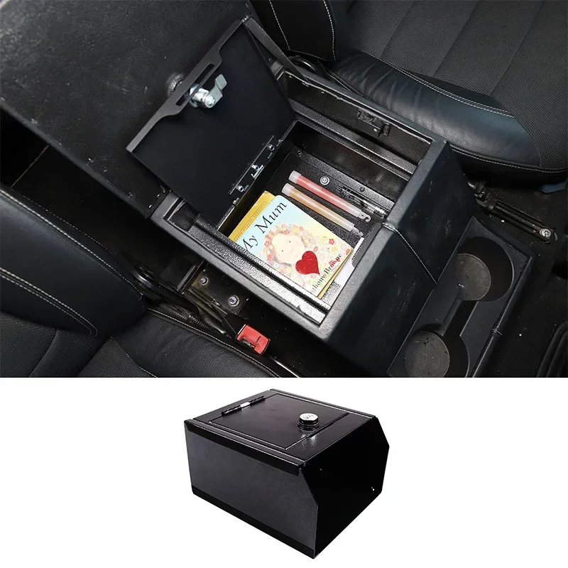 For Land Rover Defender 90 110 2004-2018 Carbon Steel Car Armrest Box Security Code Lock Safe Car Interior Storage Accessories
For Land Rover Defender 90 110 2004-2018 Carbon Steel Car Armrest Box Security Code Lock Safe Car Interior Storage Accessories