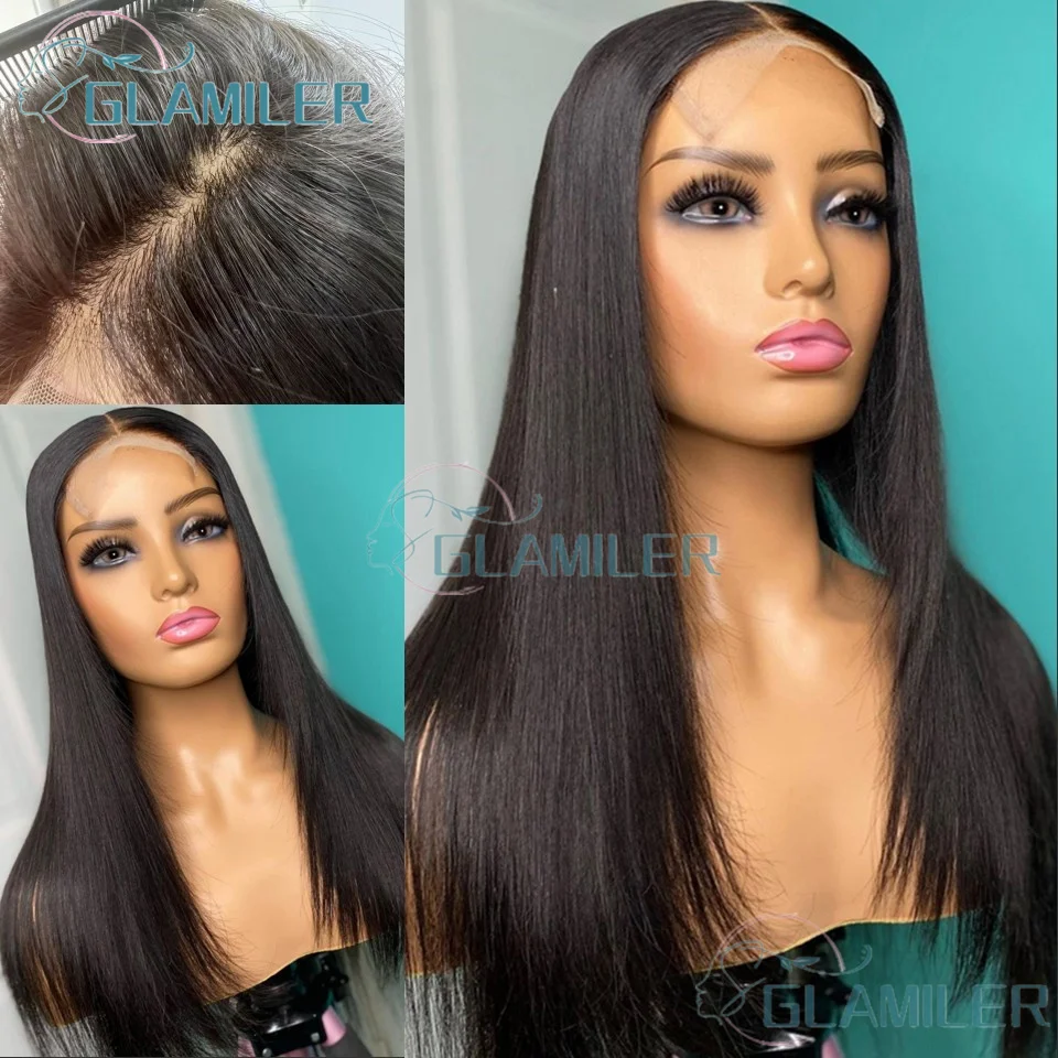 Silky Straight 5x5 Silk Base Closure Human Hair Wigs with Bleached Knots #1 Jet Black Glueless 13x6/360/Full Lace Wig PrePlucked
Silky Straight 5x5 Silk Base Closure Human Hair Wigs with Bleached Knots #1 Jet Black Glueless 13x6/360/Full Lace Wig PrePlucked