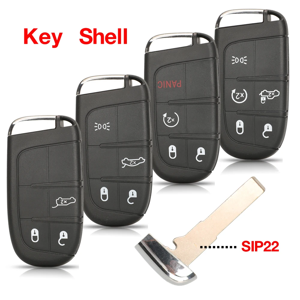 jingyuqin 3/4/5BTN Remote Smart Car Key Case Shell With Uncut SIP22 Blade For Fiat 500 500L 500X 2015+ Car Key Replacement
jingyuqin 3/4/5BTN Remote Smart Car Key Case Shell With Uncut SIP22 Blade For Fiat 500 500L 500X 2015+ Car Key Replacement