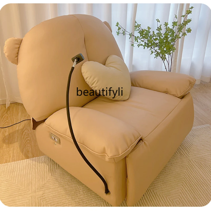 Electric Function Leather Sofa Living Room First Layer Cowhide Leisure Lazy E-Sports Armchair
Electric Function Leather Sofa Living Room First Layer Cowhide Leisure Lazy E-Sports Armchair
