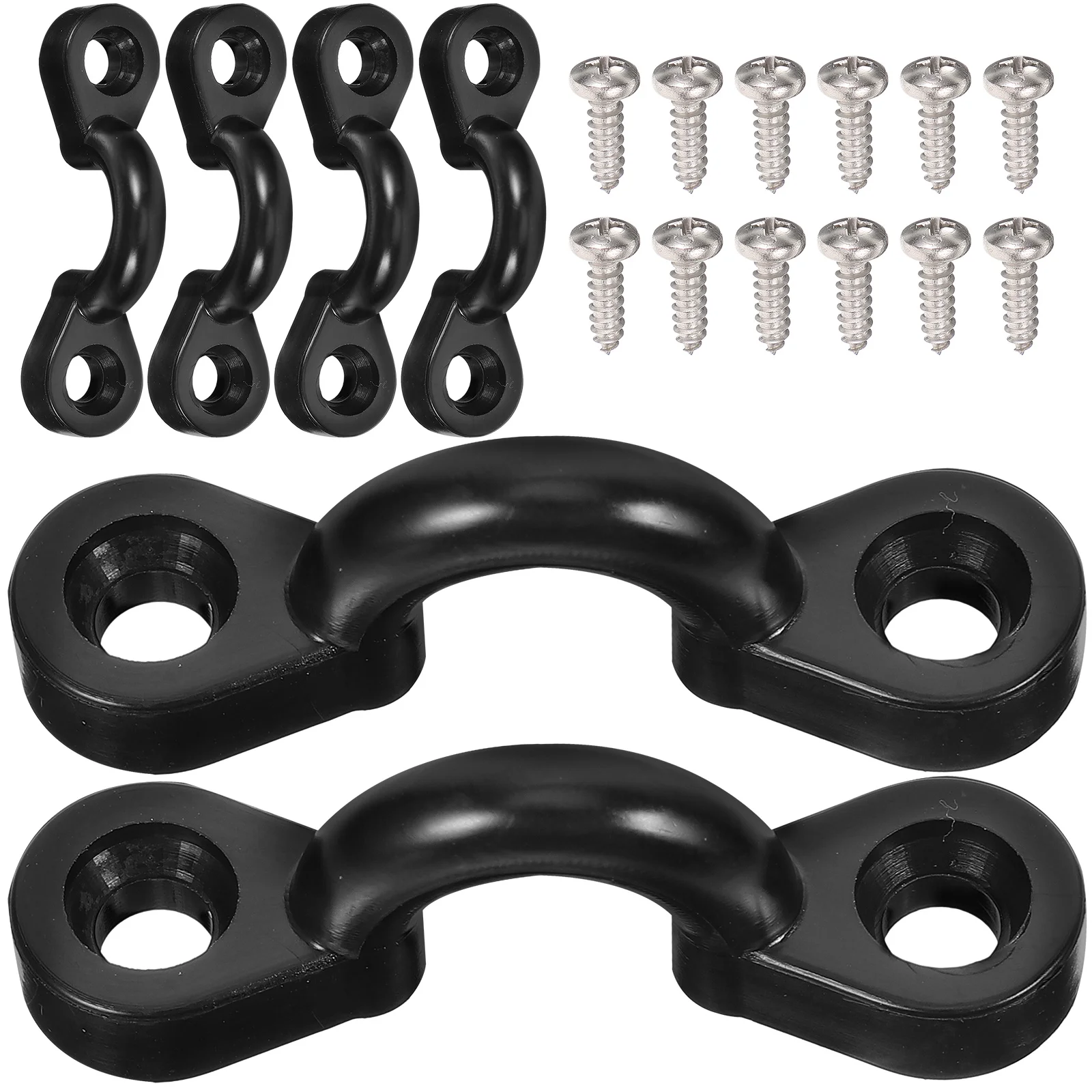 Kayak Accessories Handle Buckle Deck C-buckle with Screw Set 18pcs Sturdy Fixing Boat C-shaped Canoe
Kayak Accessories Handle Buckle Deck C-buckle with Screw Set 18pcs Sturdy Fixing Boat C-shaped Canoe