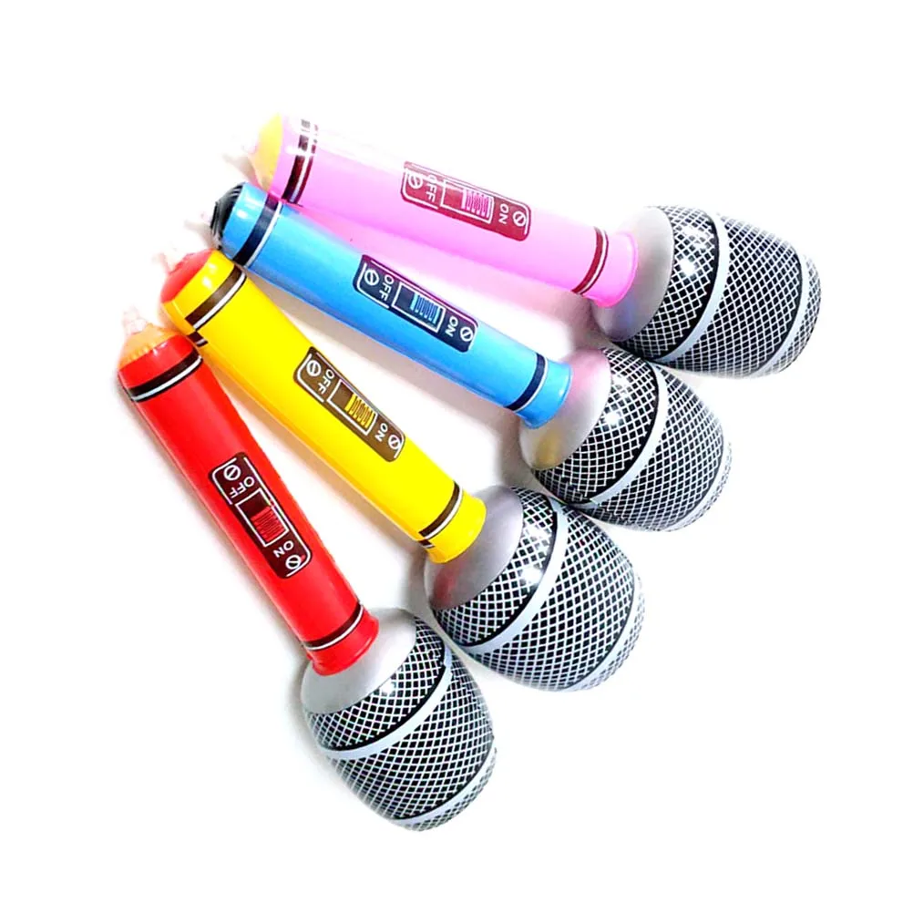 12pcs Inflatable Microphone PVC Swimming Pool Toys Kids Party Supplies Birthday Favors Beach Props Anti Deflation Karaoke
12pcs Inflatable Microphone PVC Swimming Pool Toys Kids Party Supplies Birthday Favors Beach Props Anti Deflation Karaoke
