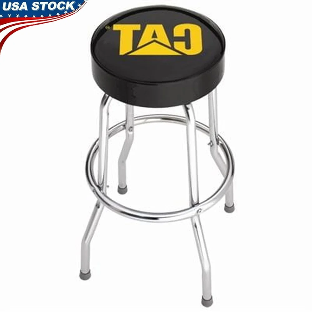 CAT Garage Stool Non-Swivel Padded Seat Chrome Legs Utility Bar Stool Comfortable Indoor Outdoor Seating Garage Workshop
CAT Garage Stool Non-Swivel Padded Seat Chrome Legs Utility Bar Stool Comfortable Indoor Outdoor Seating Garage Workshop