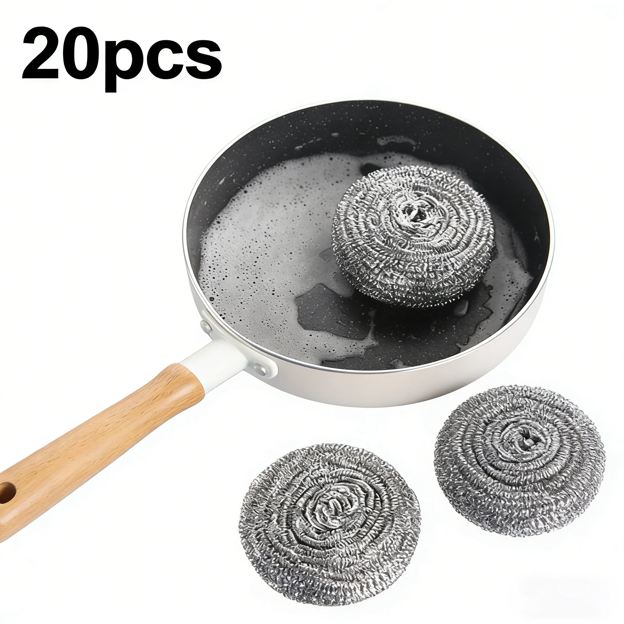 Набор мочалок из нержавеющей стали, 20 шт. (класс 410), кухонные скрубберы для раковин/приборов
Набор мочалок из нержавеющей стали, 20 шт. (класс 410), кухонные скрубберы для раковин/приборов