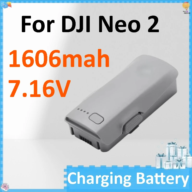 1606mAh 7.16V Battery Capacity in Stock for DJI Neo 2 Intelligent Flight Battery 19 Minutes of Flight Time Neo Two
1606mAh 7.16V Battery Capacity in Stock for DJI Neo 2 Intelligent Flight Battery 19 Minutes of Flight Time Neo Two