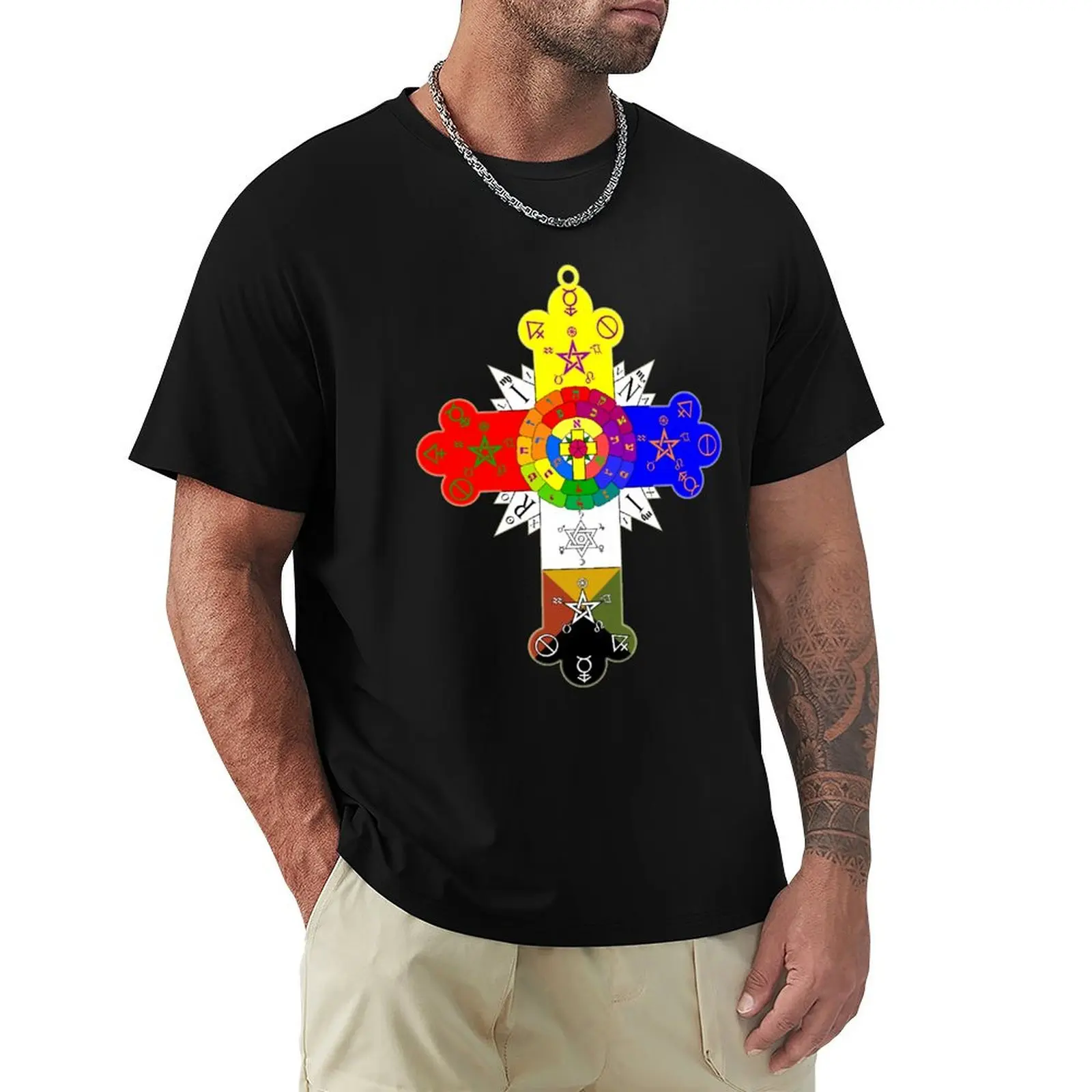 The Golden Dawn - Rose Cross. T-Shirt cute tops new edition street wear t shirts for men pack
The Golden Dawn - Rose Cross. T-Shirt cute tops new edition street wear t shirts for men pack