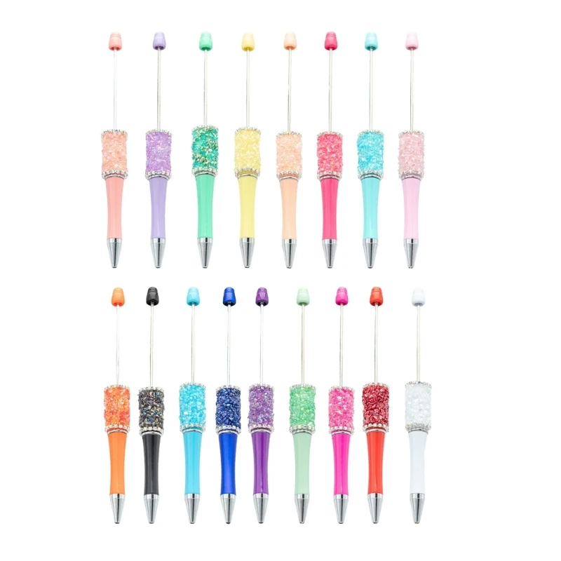 Rhinestones Beadable Ballpoint Pen Retractable Ballpoint Pen Write Smoothly Writing Pen for Student Kid Game Reward
Rhinestones Beadable Ballpoint Pen Retractable Ballpoint Pen Write Smoothly Writing Pen for Student Kid Game Reward