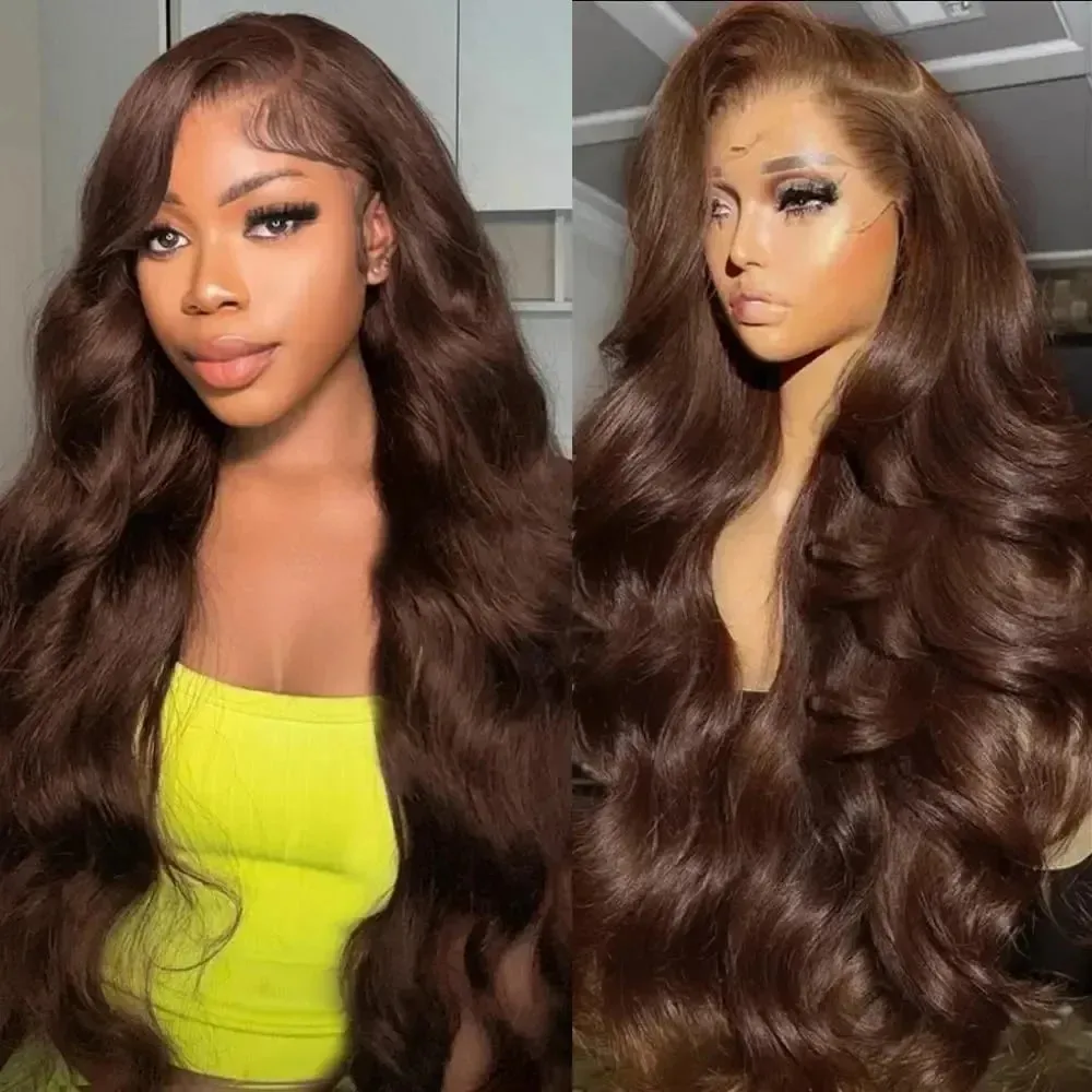 36 Inche Chocolate Brown Body Wave 13x6 Lace Front Human Hair Wigs 13x4 Lace Frontal Wig 180% Brazilian Remy Hair Wig For Women
36 Inche Chocolate Brown Body Wave 13x6 Lace Front Human Hair Wigs 13x4 Lace Frontal Wig 180% Brazilian Remy Hair Wig For Women