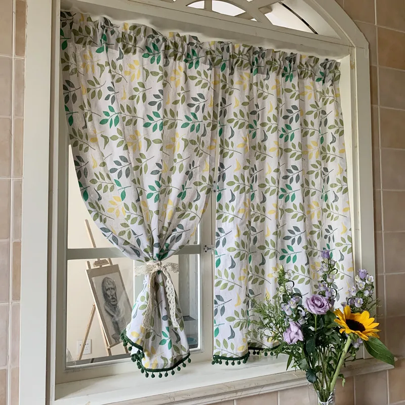 American curtains short curtain semi-blackout cotton linen pastoral bay window kitchen curtains for bedroom занавески
American curtains short curtain semi-blackout cotton linen pastoral bay window kitchen curtains for bedroom занавески