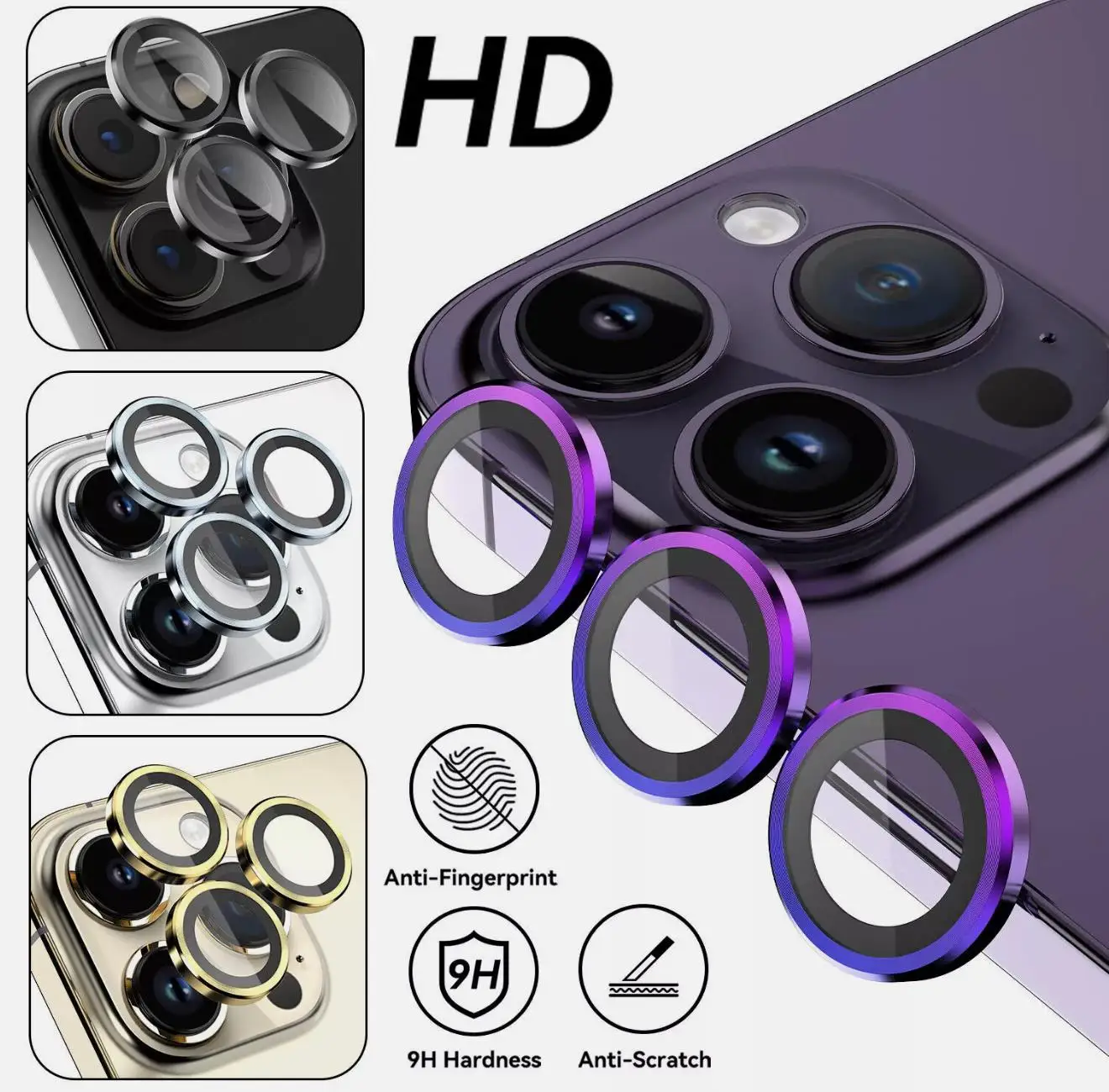 For Apple iPhone 15 16 Plus Pro Max Tempered Glass Metal Camera Film Lens
For Apple iPhone 15 16 Plus Pro Max Tempered Glass Metal Camera Film Lens