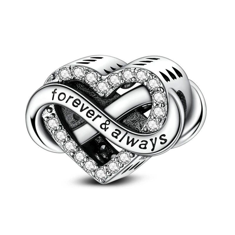 925 Sterling Silver Charms Bead CZ Zircon Infinite Love Openwork Dangle Fit Original Bracelet DIY Women Jewelry Gift
925 Sterling Silver Charms Bead CZ Zircon Infinite Love Openwork Dangle Fit Original Bracelet DIY Women Jewelry Gift