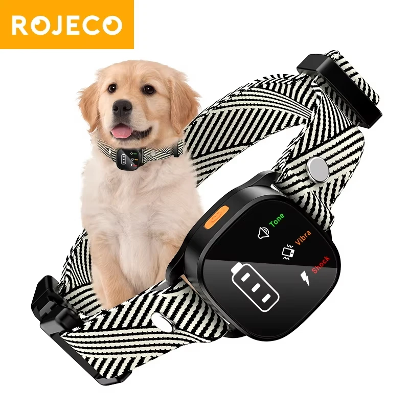 ROJECO Electric Dog Training Collar Automatic Dog Anti-barking Shock Collar USB Rechargeable Pet Trainer for Dogs Bark Stopper
ROJECO Electric Dog Training Collar Automatic Dog Anti-barking Shock Collar USB Rechargeable Pet Trainer for Dogs Bark Stopper