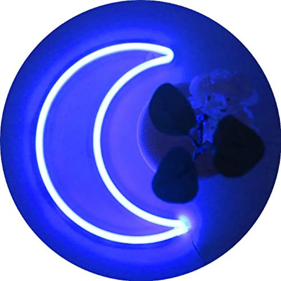 LED Neon Light, Cute Neon Moon Sign, Christmas Room Decor Battery or USB Powered 5V Art LED Decorative Lights Night Lights Indo
LED Neon Light, Cute Neon Moon Sign, Christmas Room Decor Battery or USB Powered 5V Art LED Decorative Lights Night Lights Indo