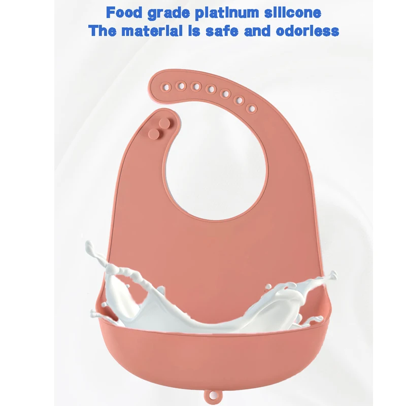 1/2pcs Food Grade Silicone Baby Eating Bibs Easy to Clean Baby Bibs Drool Towels Waterproof Children Silicone Drool Bibs
1/2pcs Food Grade Silicone Baby Eating Bibs Easy to Clean Baby Bibs Drool Towels Waterproof Children Silicone Drool Bibs