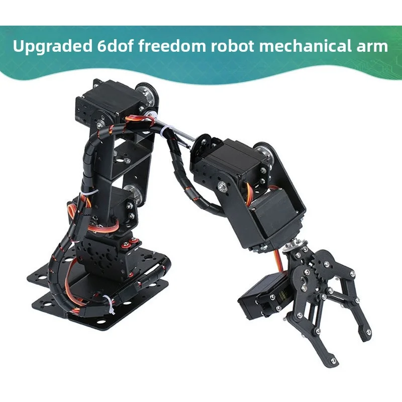 Upgrade 6DOFDegrees of Freedom Robotic Arm Multi-degree-of-freedom Robot Steering Gear Grabbing Maker EducationDIY
Upgrade 6DOFDegrees of Freedom Robotic Arm Multi-degree-of-freedom Robot Steering Gear Grabbing Maker EducationDIY