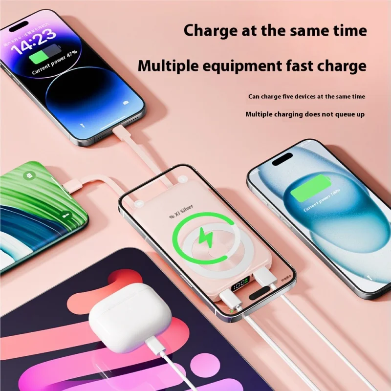 10000mAh Magnetic Wireless Power Bank 22.5W Fast Charging For iPhone 17 16 Samsung Xiaomi For MagSafe Portable Charger Powerbank
10000mAh Magnetic Wireless Power Bank 22.5W Fast Charging For iPhone 17 16 Samsung Xiaomi For MagSafe Portable Charger Powerbank