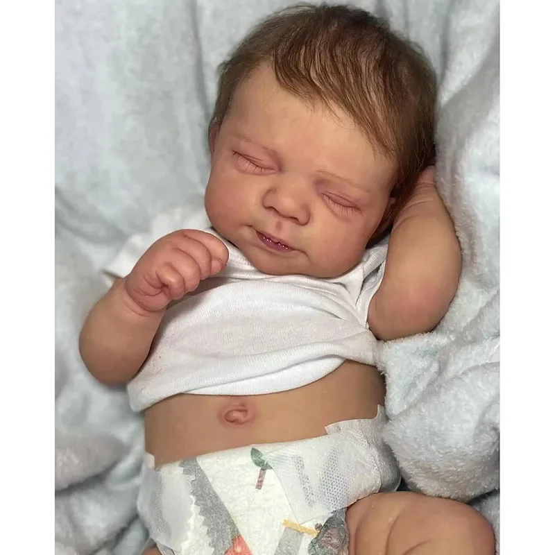 48CM Sleeping Doll Pascale Full Silicone Vinyl Girl Body Baby Reborn Doll with Planting Hair
48CM Sleeping Doll Pascale Full Silicone Vinyl Girl Body Baby Reborn Doll with Planting Hair