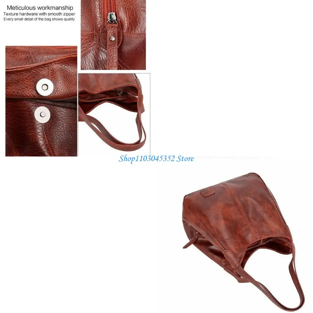 All-matching PU Shoulder Bags Vintage Handbag Large Capacity Tote Bag for Women
All-matching PU Shoulder Bags Vintage Handbag Large Capacity Tote Bag for Women