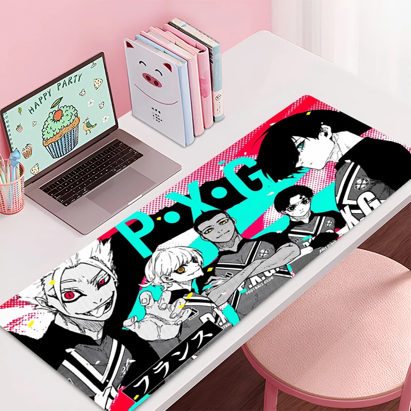 Gaming Mouse Pad BLUE LOCK Accessories Office Gamer Keyboard Desk Mat Non-Slip Laptop ground mat Large PC carpet Anime Mousepad
Gaming Mouse Pad BLUE LOCK Accessories Office Gamer Keyboard Desk Mat Non-Slip Laptop ground mat Large PC carpet Anime Mousepad
