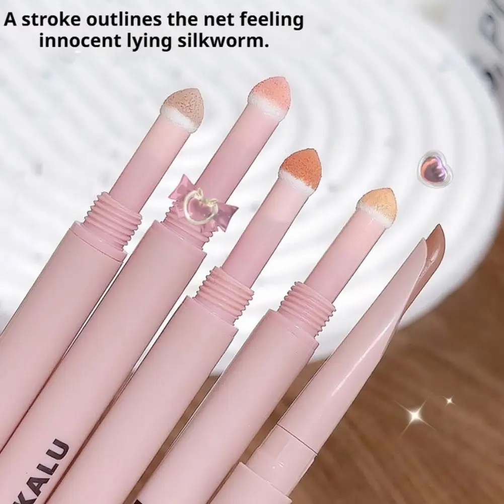 Double-pinyin Eyebag Pen Brush One-stroke Shaping Natural Look Easy Coloring Drawing Eyebrows Brightens Shadows
Double-pinyin Eyebag Pen Brush One-stroke Shaping Natural Look Easy Coloring Drawing Eyebrows Brightens Shadows