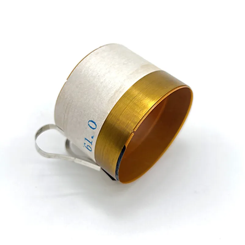 61-core pure aluminum flat wire bass voice coil 61mm waveguide 46mm height 8 ohms
61-core pure aluminum flat wire bass voice coil 61mm waveguide 46mm height 8 ohms