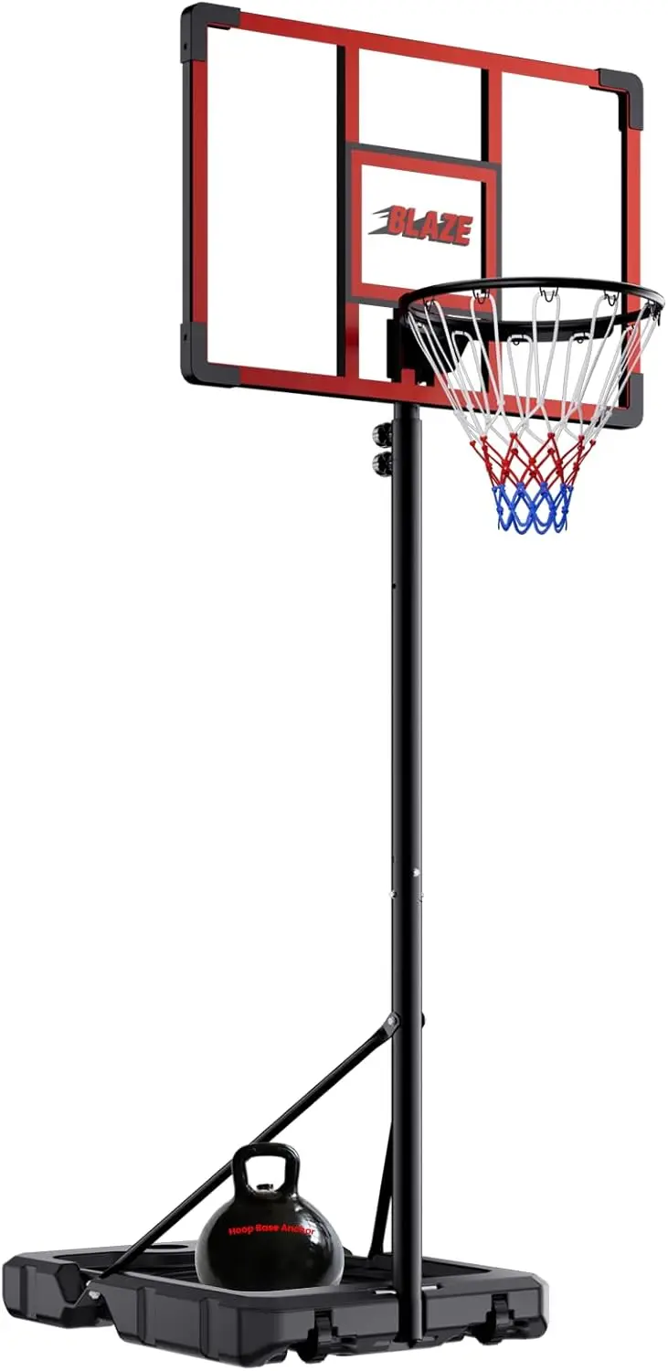 Adjustable 4.1-8.5FT Portable Basketball Hoop with Fillable Base & Wheels for Kids Backyard
Adjustable 4.1-8.5FT Portable Basketball Hoop with Fillable Base & Wheels for Kids Backyard