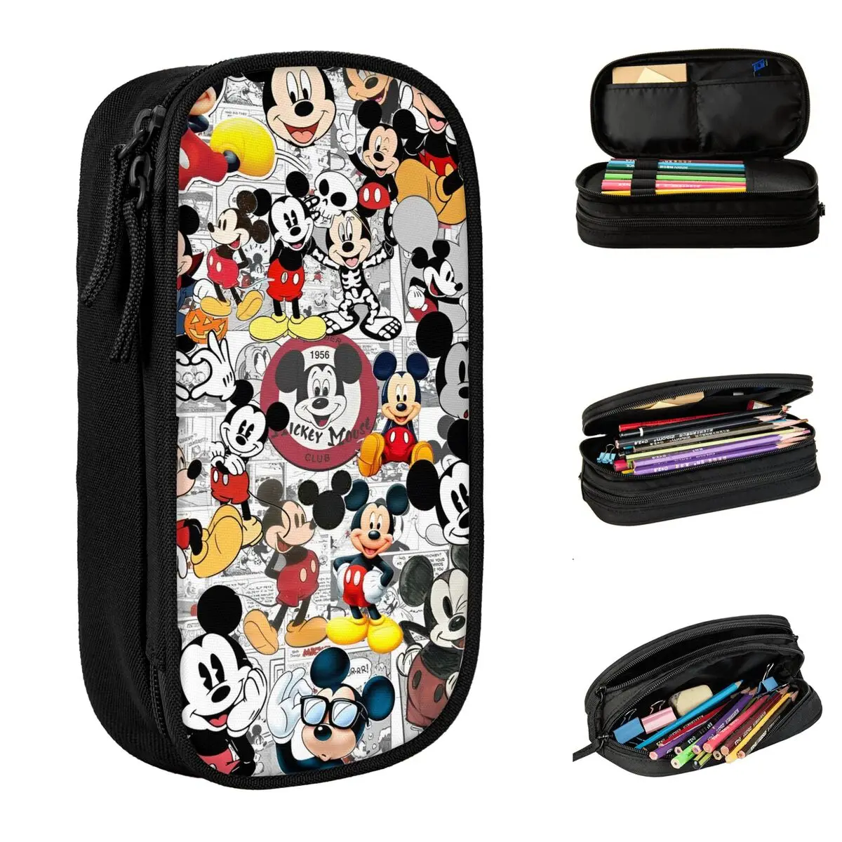 Kawaii Pencil Case Mickey Mouse Pencil Box Cute Cartoon School Pencil Cases Students Zipper Design School Supplies
Kawaii Pencil Case Mickey Mouse Pencil Box Cute Cartoon School Pencil Cases Students Zipper Design School Supplies