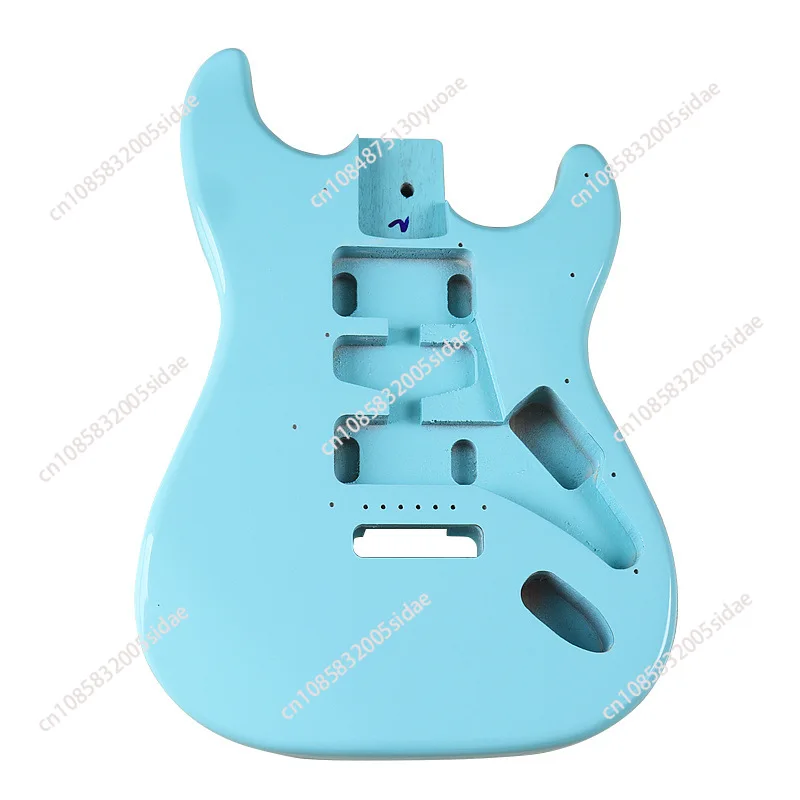 Blue poplar electric guitar body, single shake guitar modified musical instrument accessories DIY electric guitar body 
Blue poplar electric guitar body, single shake guitar modified musical instrument accessories DIY electric guitar body