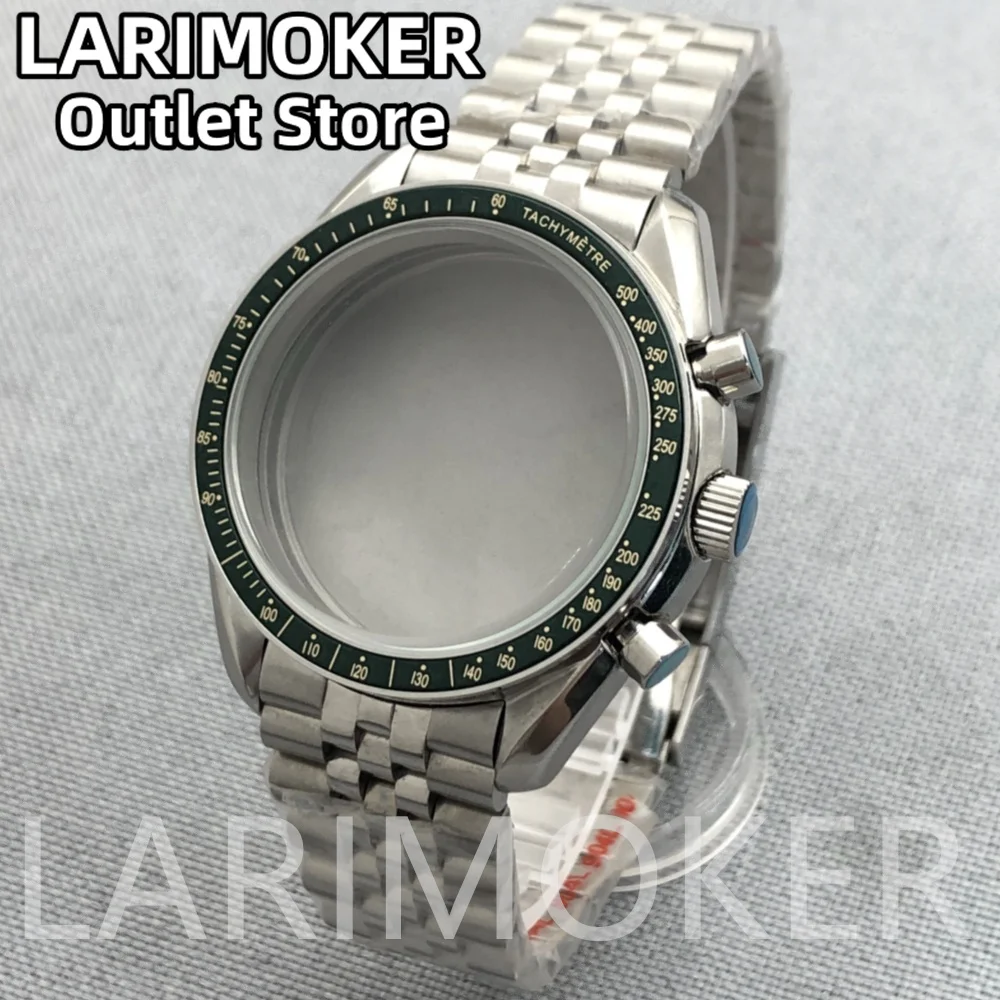 LARIMOKER 40mm Men's Quartz Watch Case Sapphire Glass Suitable for VK63 VK64 Movement Stainless Steel Strap Watch Accessories
LARIMOKER 40mm Men's Quartz Watch Case Sapphire Glass Suitable for VK63 VK64 Movement Stainless Steel Strap Watch Accessories