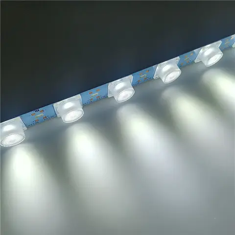 10pcs 50CM 12V 24V Side Light LED Strip Double-sided Lightbox LED Diffuse Reflection Module Strip 12V Bus Stop Advertising
